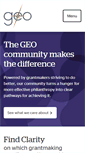 Mobile Screenshot of geofunders.org